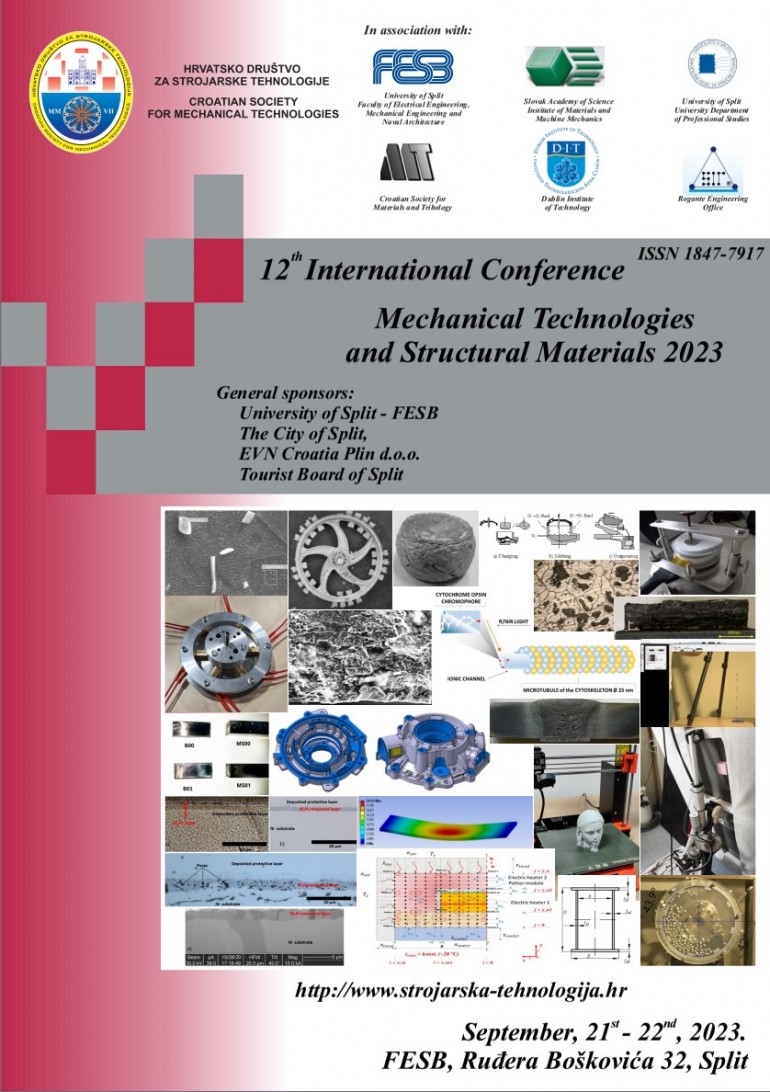 Učešće na 12.naučnoj konferenciji „Mechanical Technologies and Structural Materials 2023“